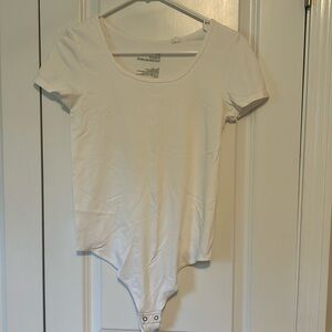 SO white thong bodysuit Small